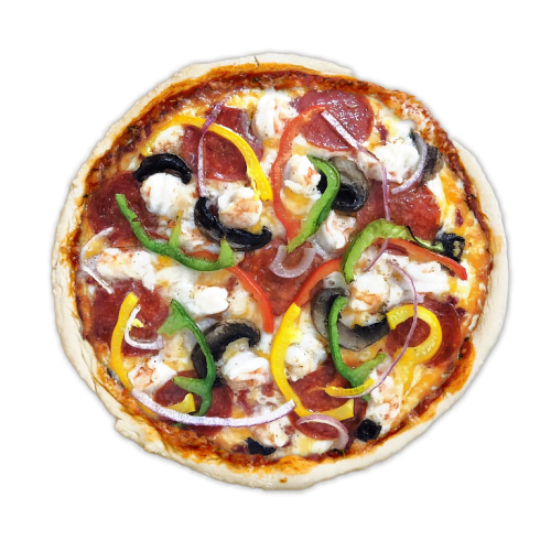 Pizza Combinacion Camarones